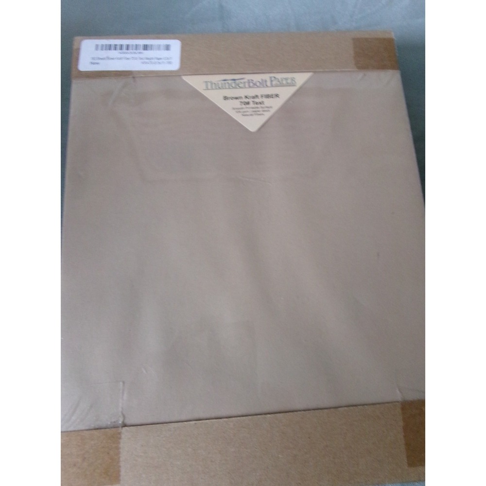 Thunderbolt Paper 150 Brown Kraft Fiber 70# Text 104 gsm 8.5 X 11 (NEW/SEALED) - Picture 2 of 3